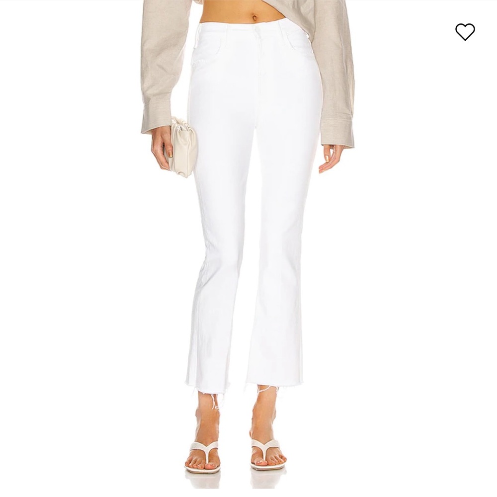 The Hustler Ankle Fray Mother jeans